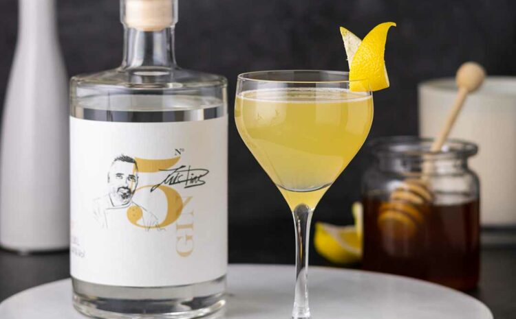 Rezept: Gin Cocktail Bees Knees mit Luis Dias Gin N° 5