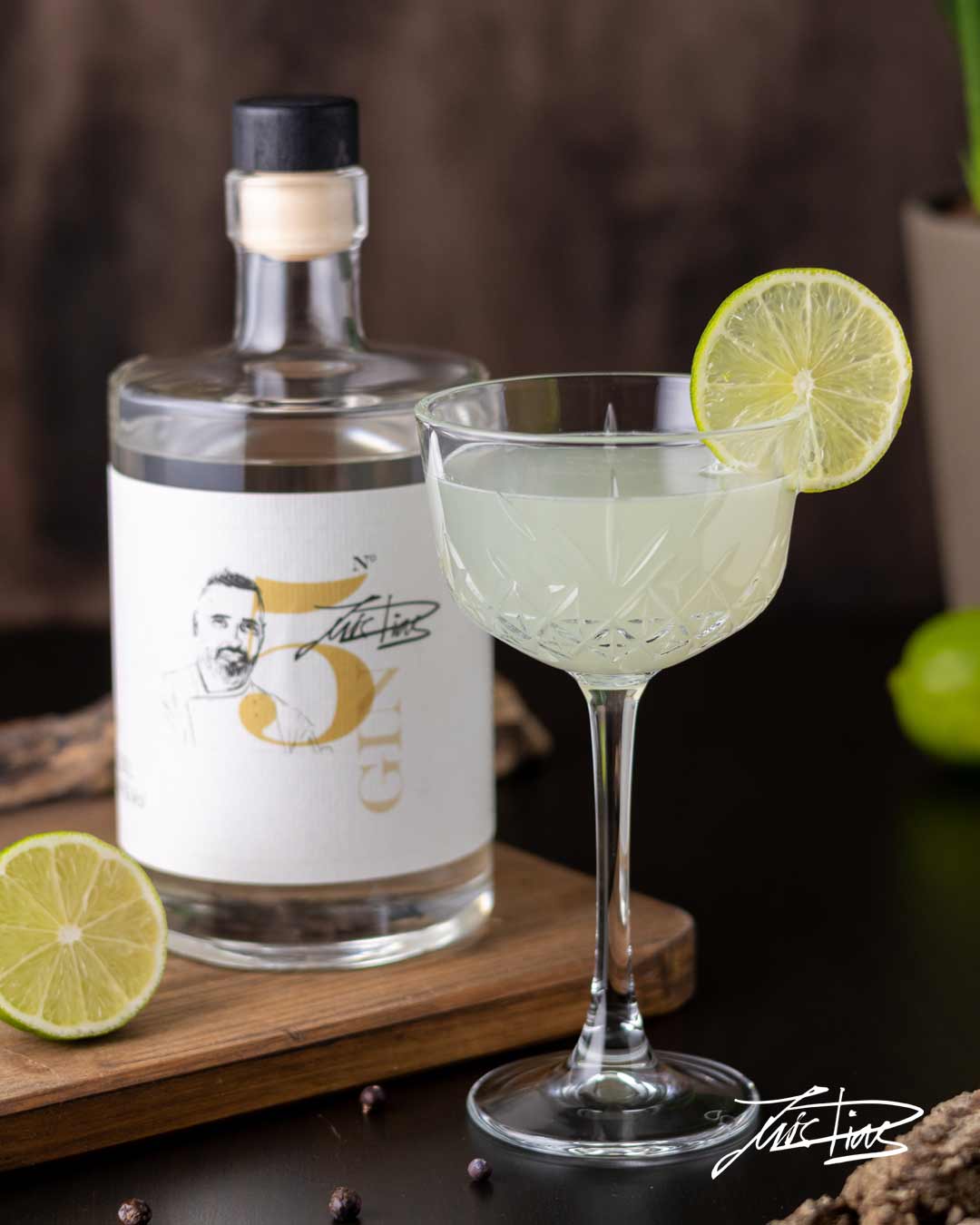 Gimlet Rezept: Gin Cocktail mit Luis Dias Gin N° 5