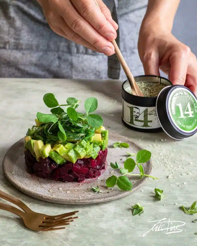 Veganes Tatar aus Avocado und Rote Bete – Luis Dias
